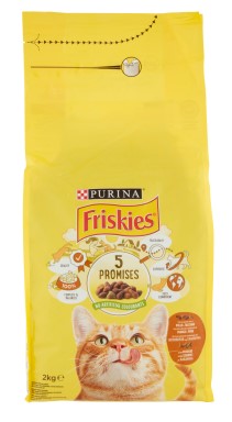 FRISKIES GATTO SECCO KG.2 POL/TAC/OLIVE           