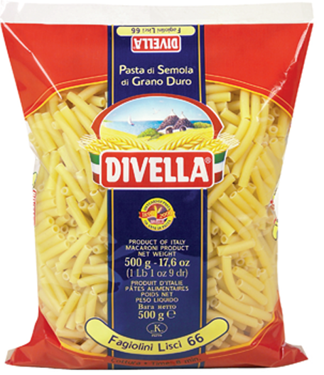 PASTA DIVELLA N.66 FAGIOLINI LISCI GR500          