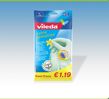 VILEDA GUANTI EXTRA SENSATION MIS.PICCOLA 6,5     