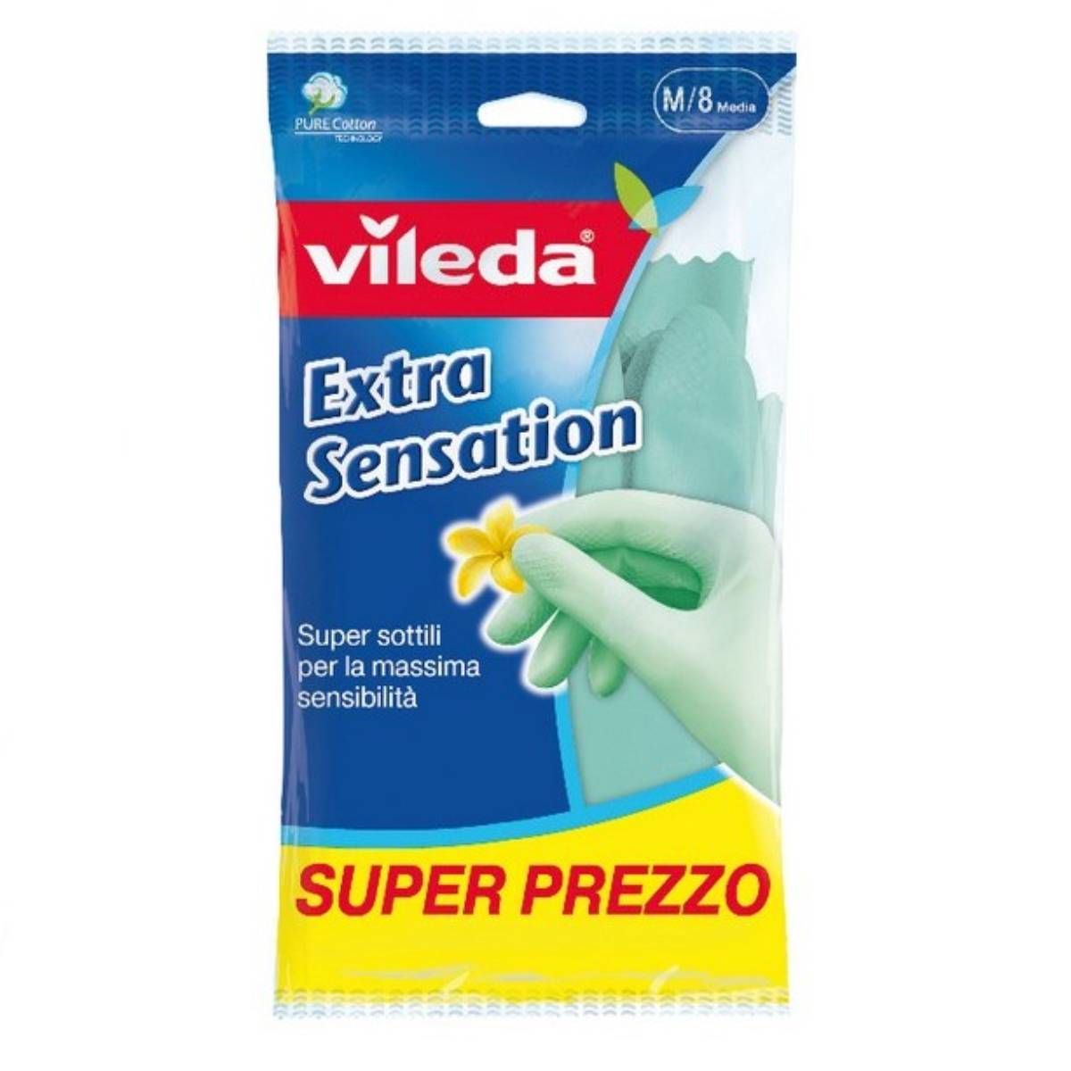 VILEDA GUANTI EXTRA SENSATION MIS.MEDIA 7,5       