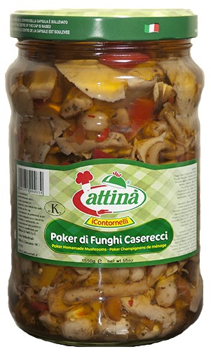 FUNGHI ATTINA' CAS.TAGL.OLIO GR.520               