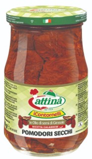 POMODORI SECCHI ATTINA' OLIO GR.314               