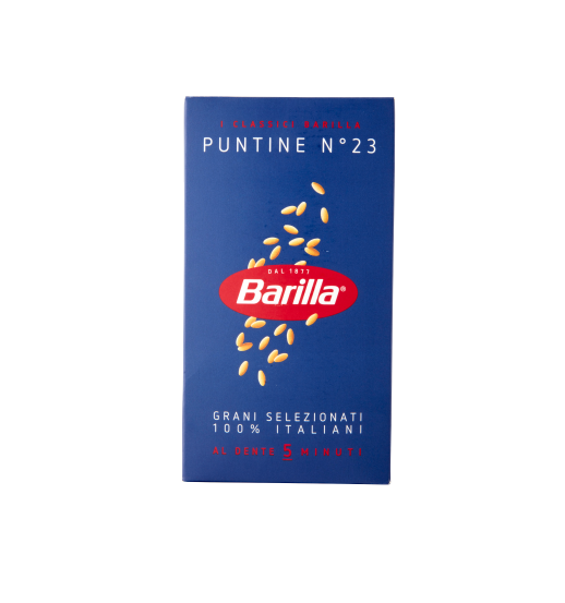 PASTA BARILLA N.23 PUNTINE GR.500                 