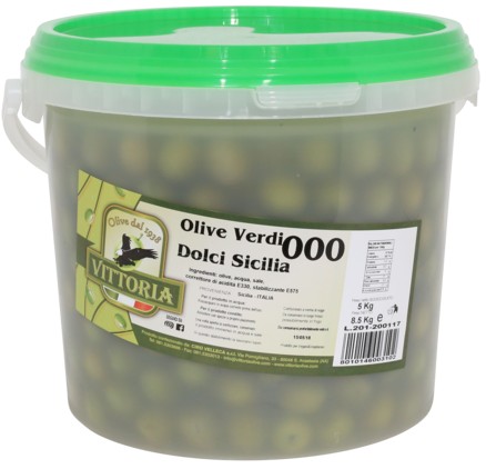 OLIVE VELLECA VERDI DOLCI SICILIA 00 KG5          