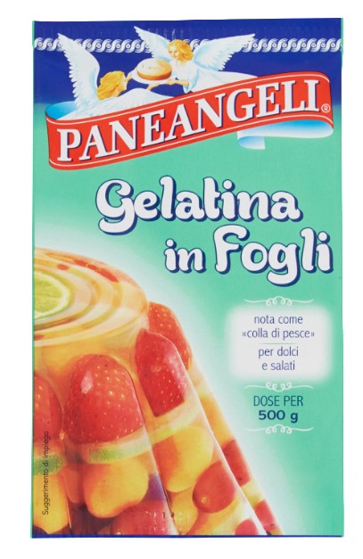 P.ANGELI GELATINA GR.12 FOGLI                     