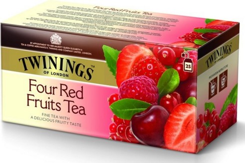 THE TWININGS GR.50X25BS 4 FRUTTI ROSSI            