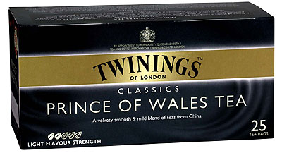 THE TWININGS PRINCE OF WALES GR.50X25BS           