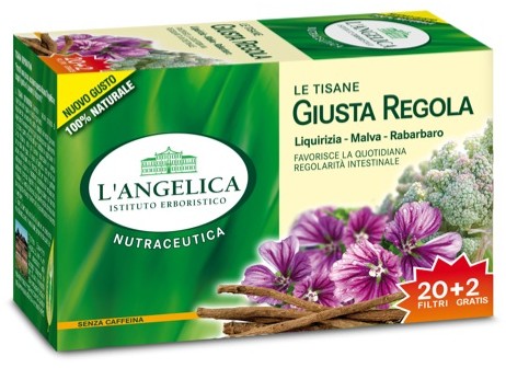 TISANA L'ANGELICA GIUSTA REGOLA 20 FILTRI         