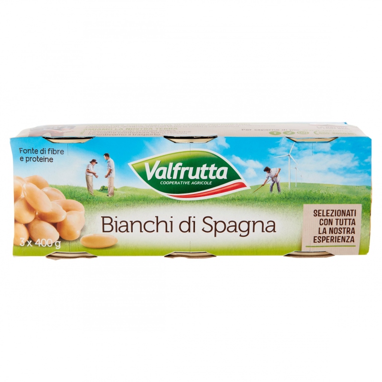 FAGIOLI B.SPAGNA VALFRUTTA LATT.GR.400X3          