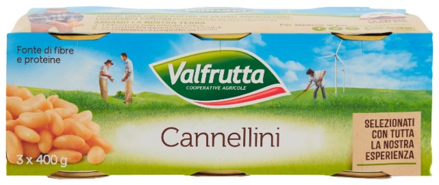 FAGIOLI CANN. VALFRUTTA LATT. GR.400X3            