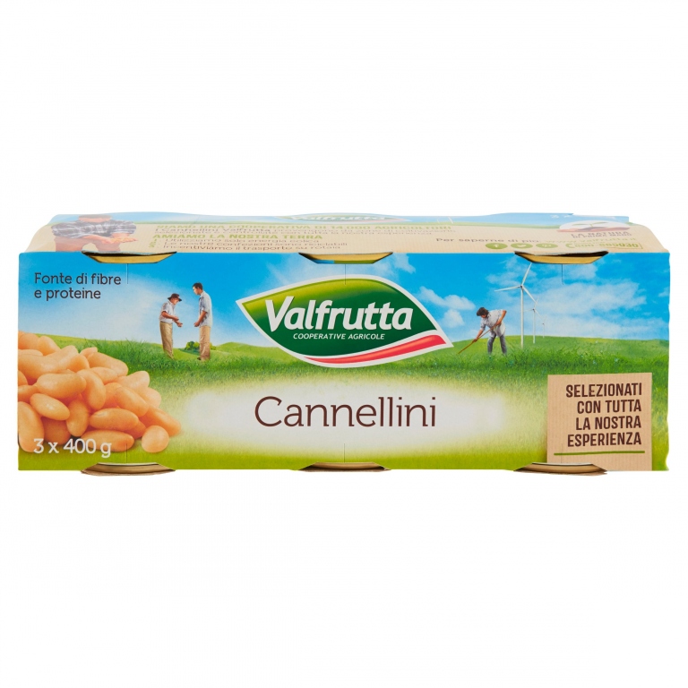 FAGIOLI CANN. VALFRUTTA LATT. GR.400X3            
